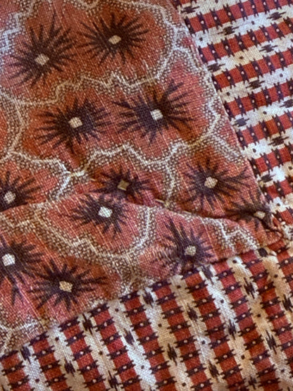 Early Antique Patchwork Crib Quilt