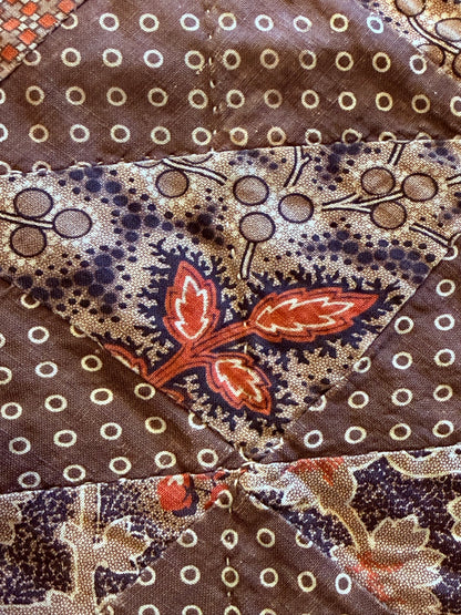 Early Antique Patchwork Crib Quilt