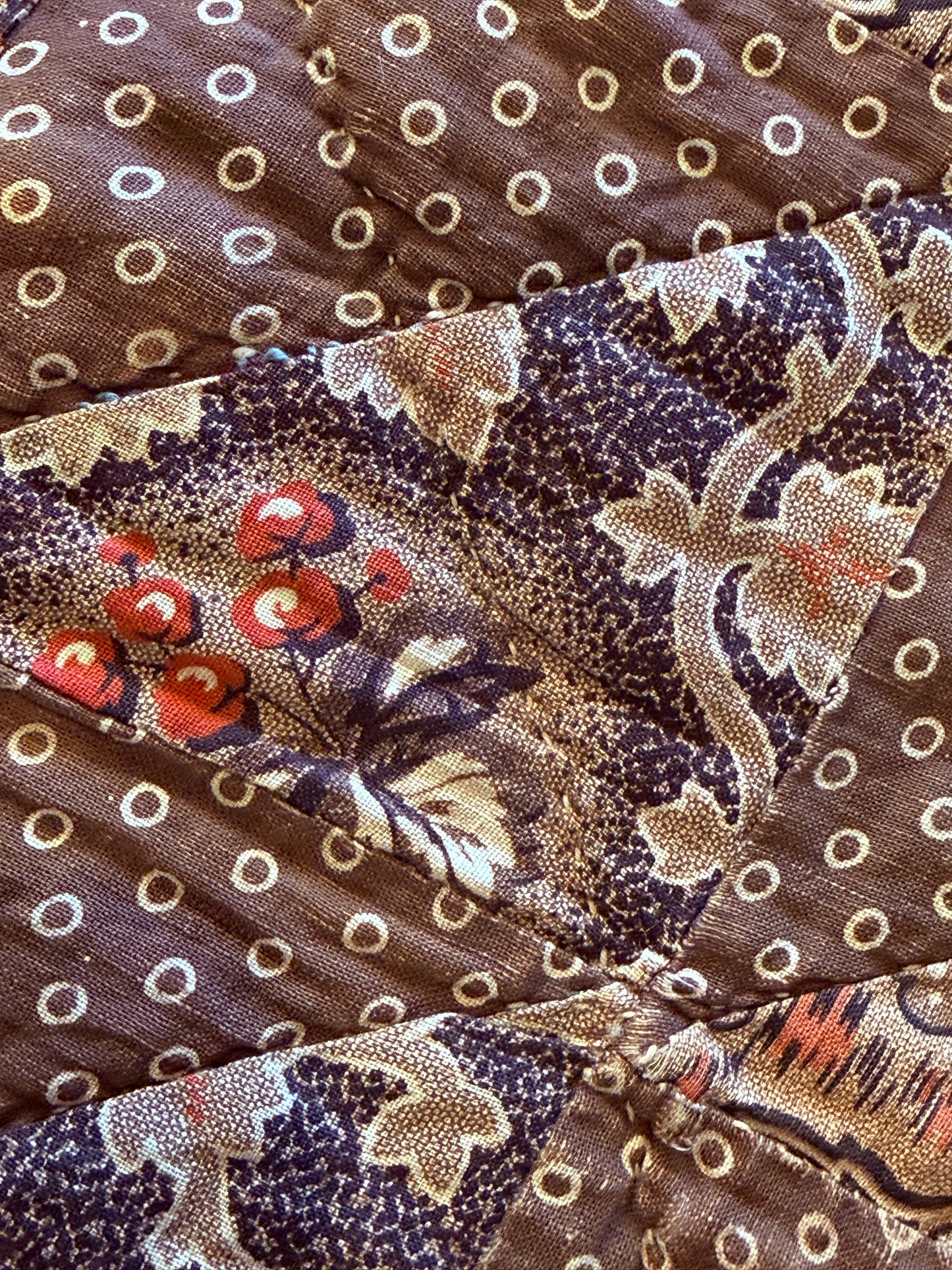 Early Antique Patchwork Crib Quilt