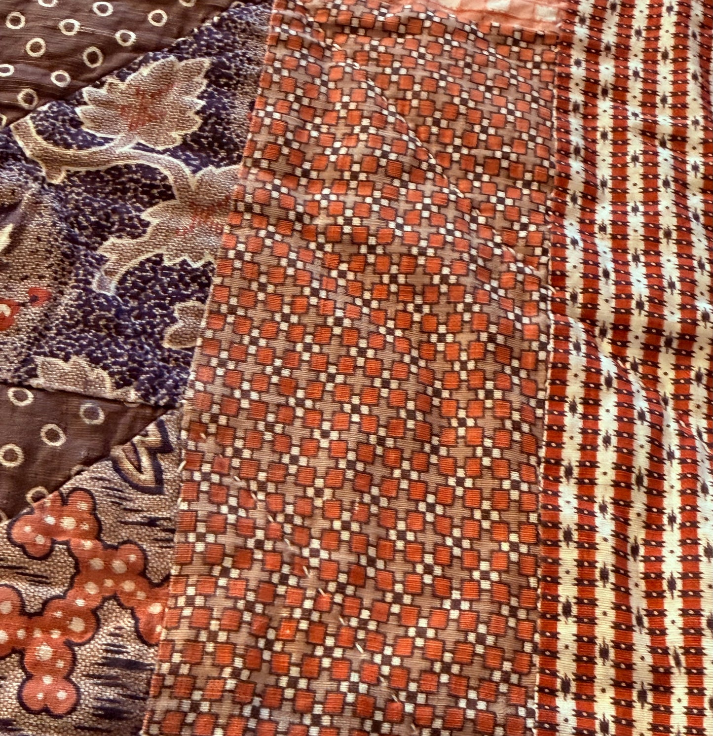 Early Antique Patchwork Crib Quilt