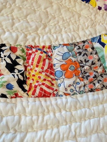 Sweet Double Wedding Ring Quilt