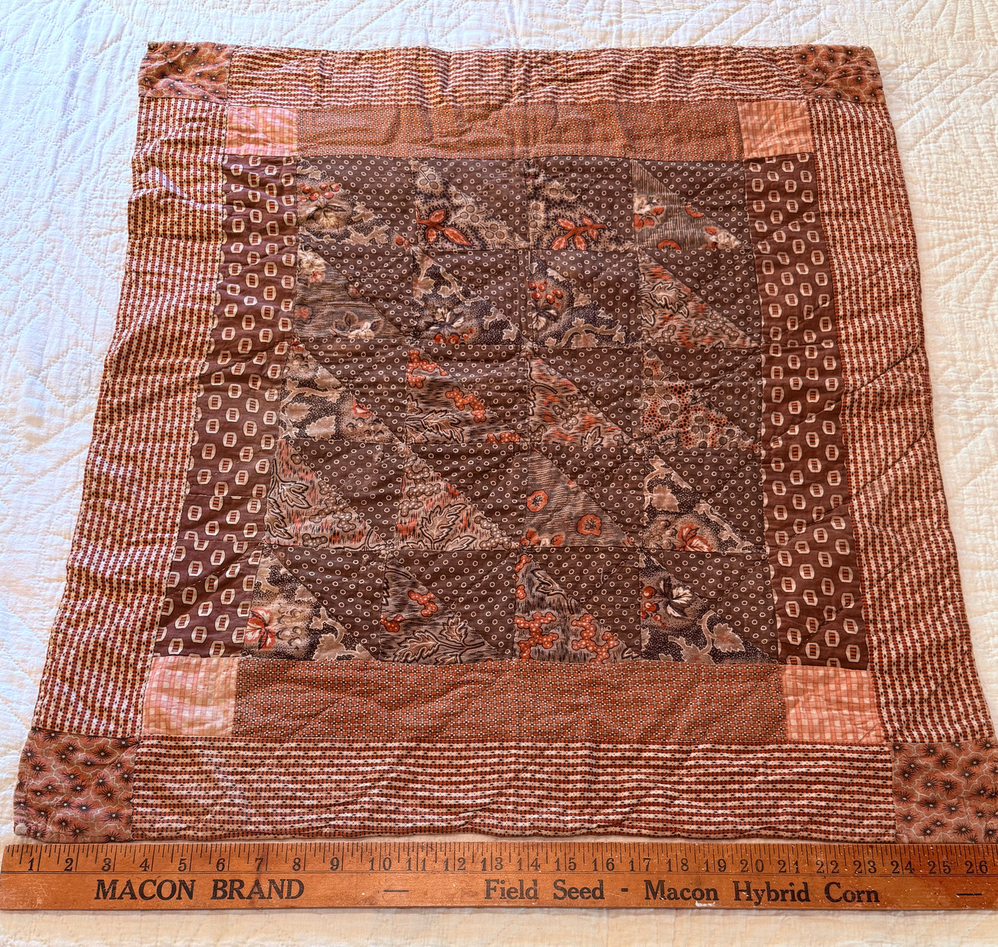 Early Antique Patchwork Crib Quilt