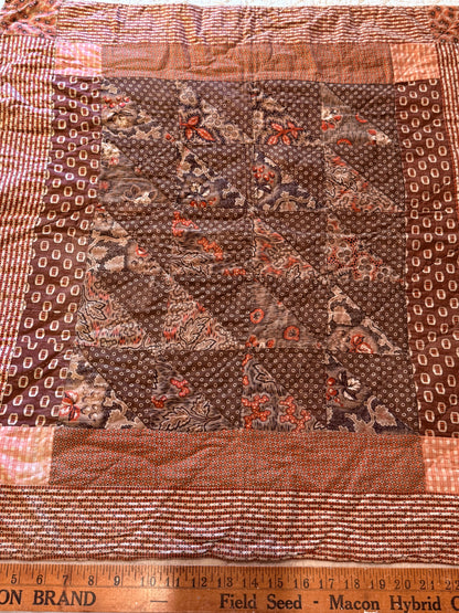 Early Antique Patchwork Crib Quilt