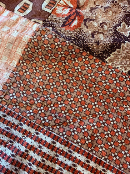 Early Antique Patchwork Crib Quilt