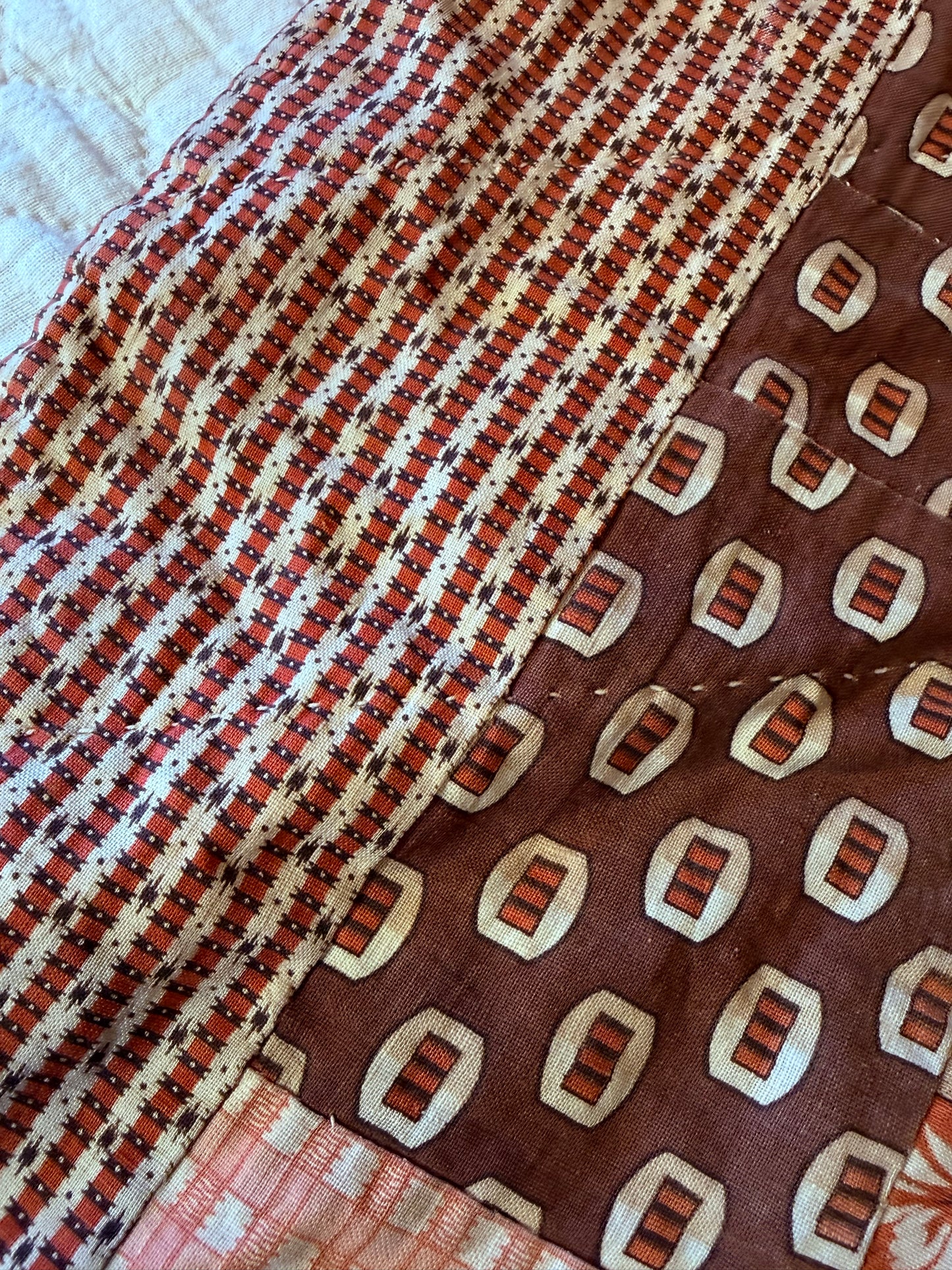 Early Antique Patchwork Crib Quilt