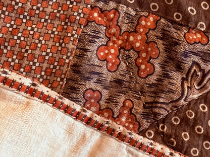 Early Antique Patchwork Crib Quilt