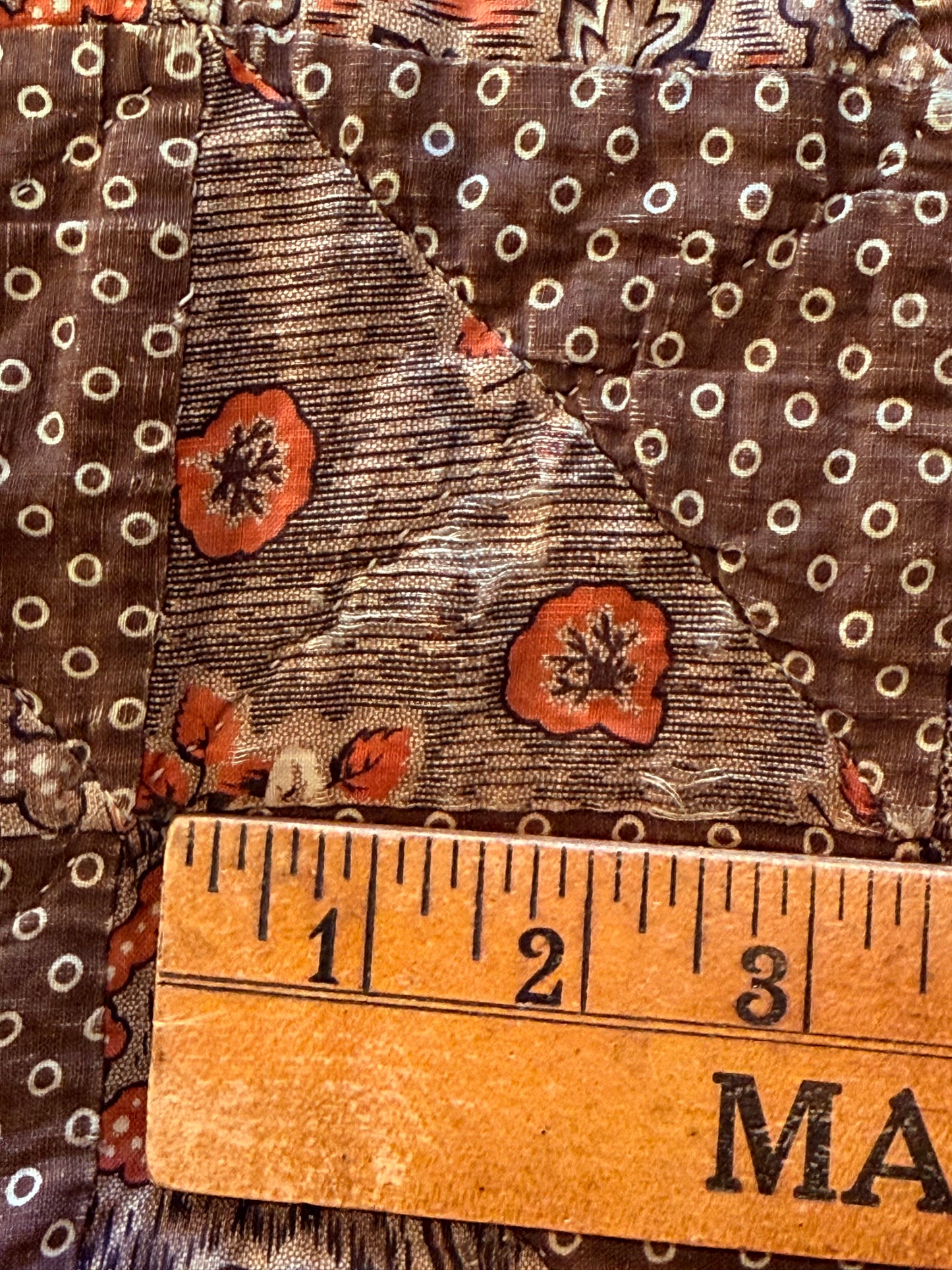 Early Antique Patchwork Crib Quilt