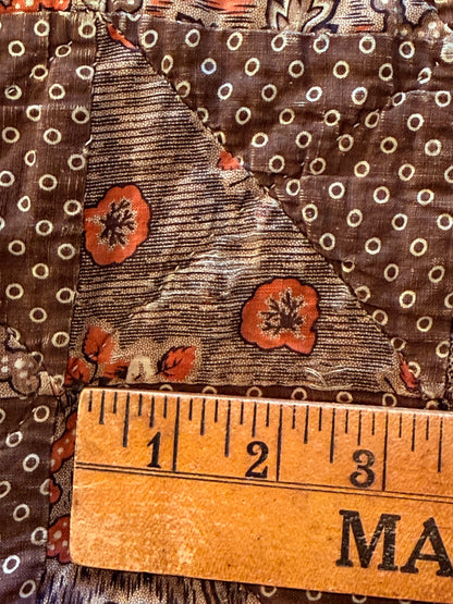 Early Antique Patchwork Crib Quilt