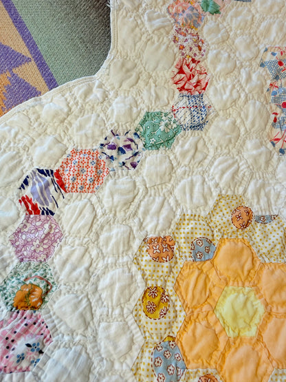 Small Scale Flower Garden Quilt with Border