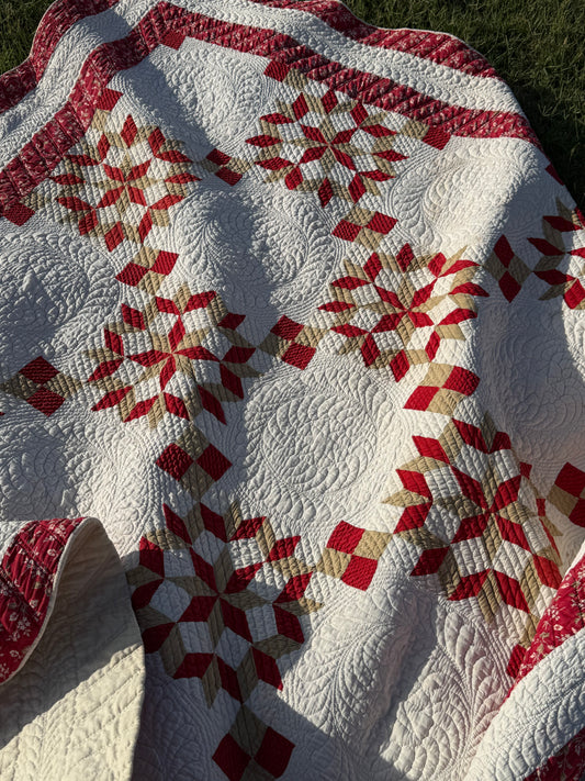 Outstanding Carpenters Wheel Quilt