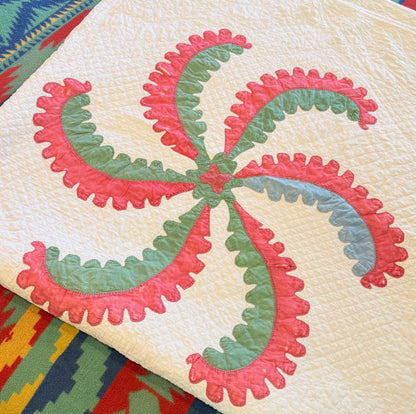 Princess Feather Appliqué  Quilt