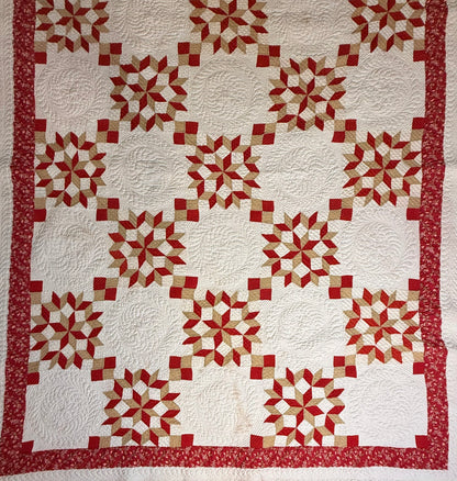 Outstanding Carpenters Wheel Quilt