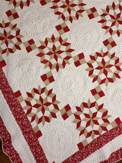 Outstanding Carpenters Wheel Quilt