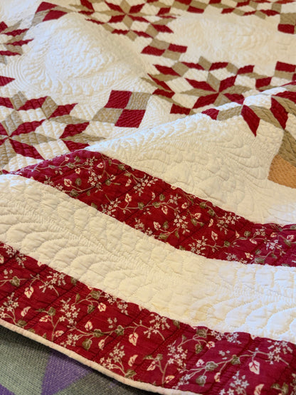 Outstanding Carpenters Wheel Quilt