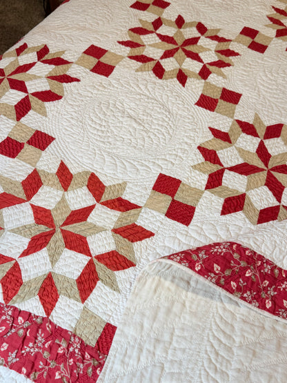 Outstanding Carpenters Wheel Quilt