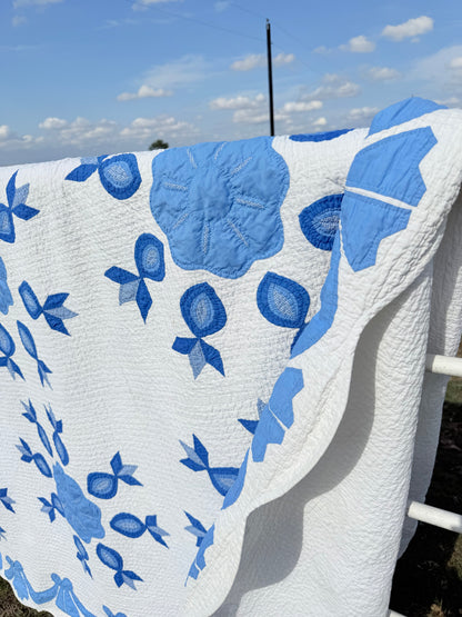 Exquisite The Ladies  Dream Appliqué Quilt Dated