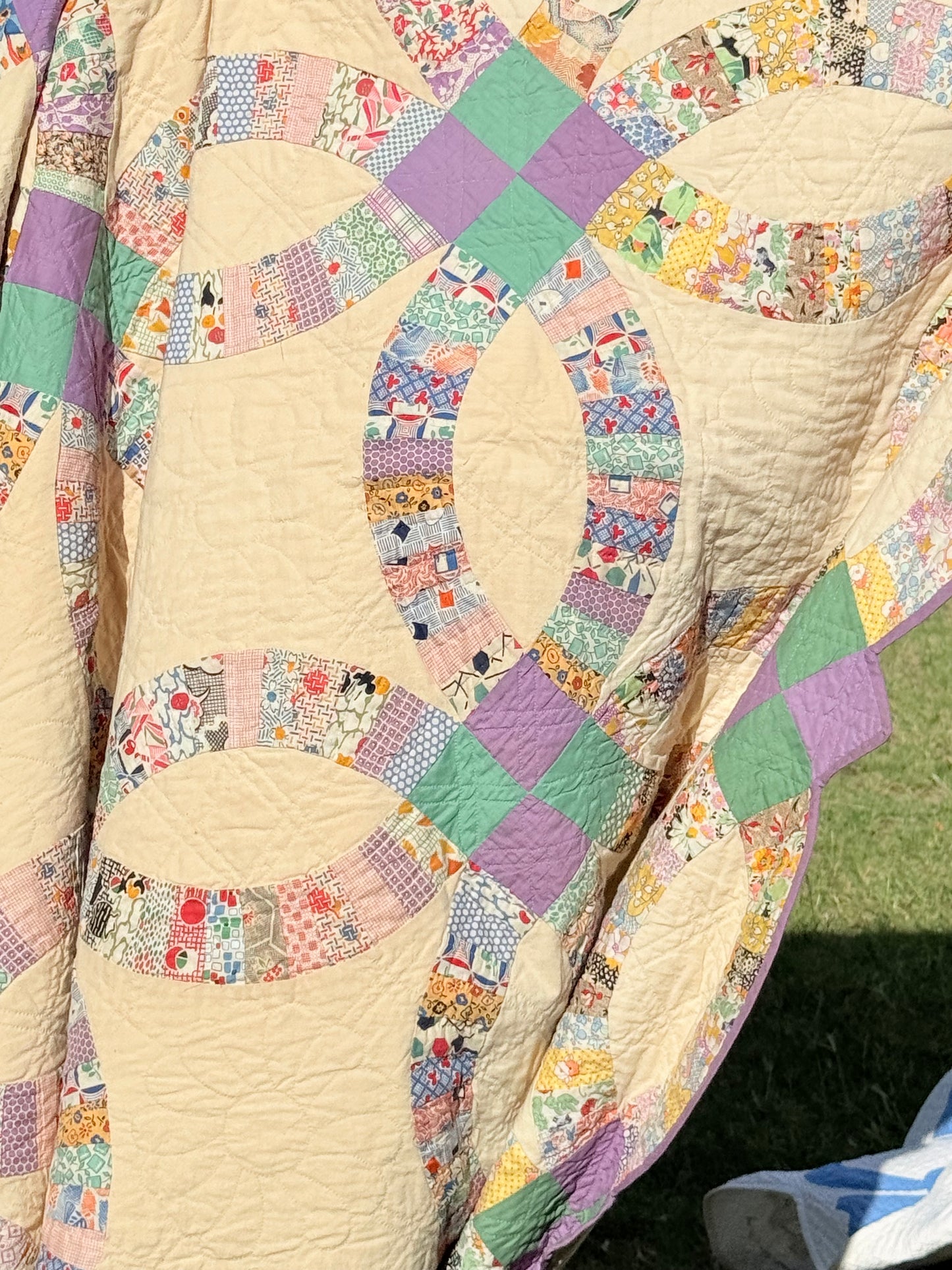 Double Wedding Ring Quilt  1930’s