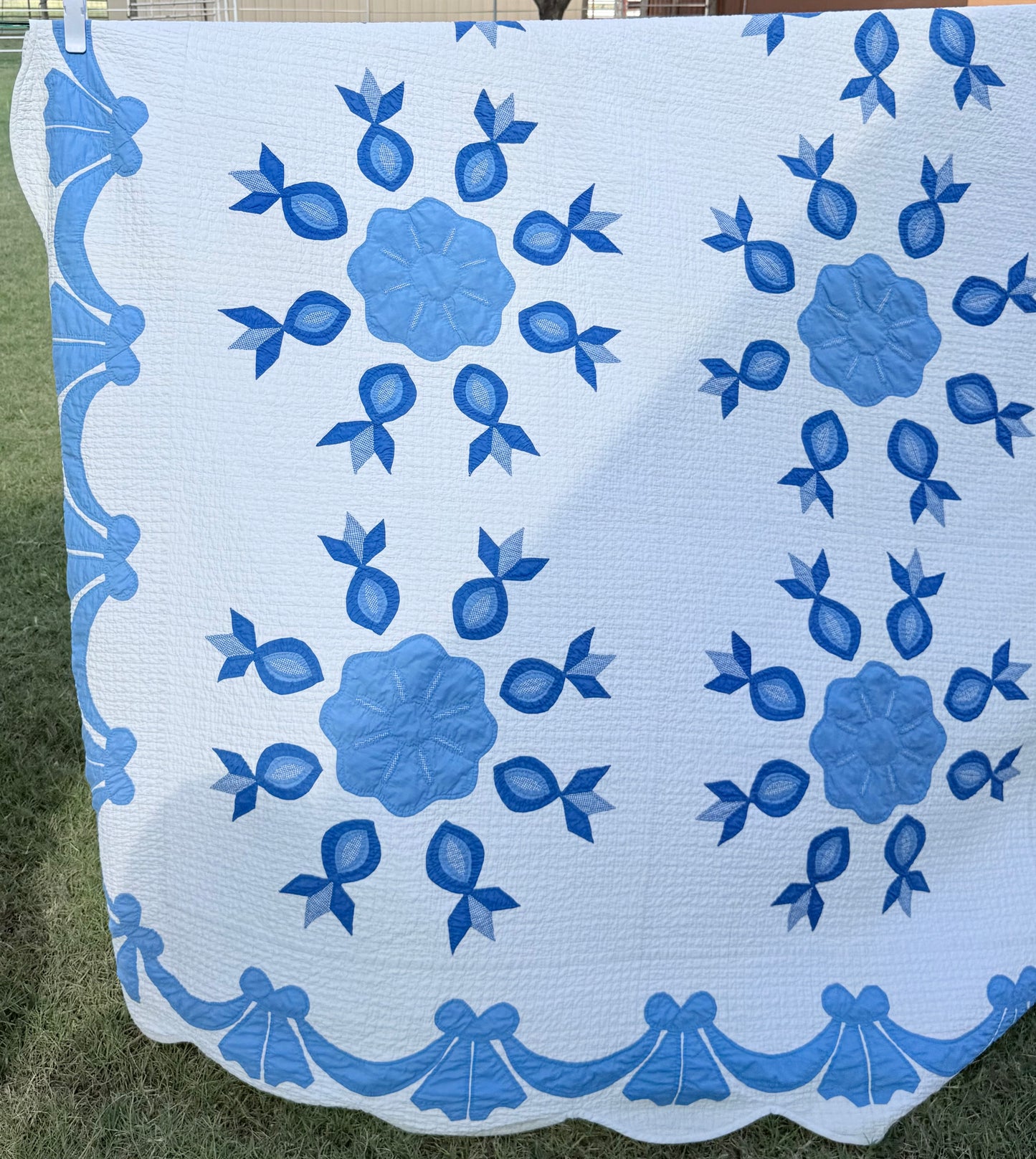 Exquisite The Ladies  Dream Appliqué Quilt Dated