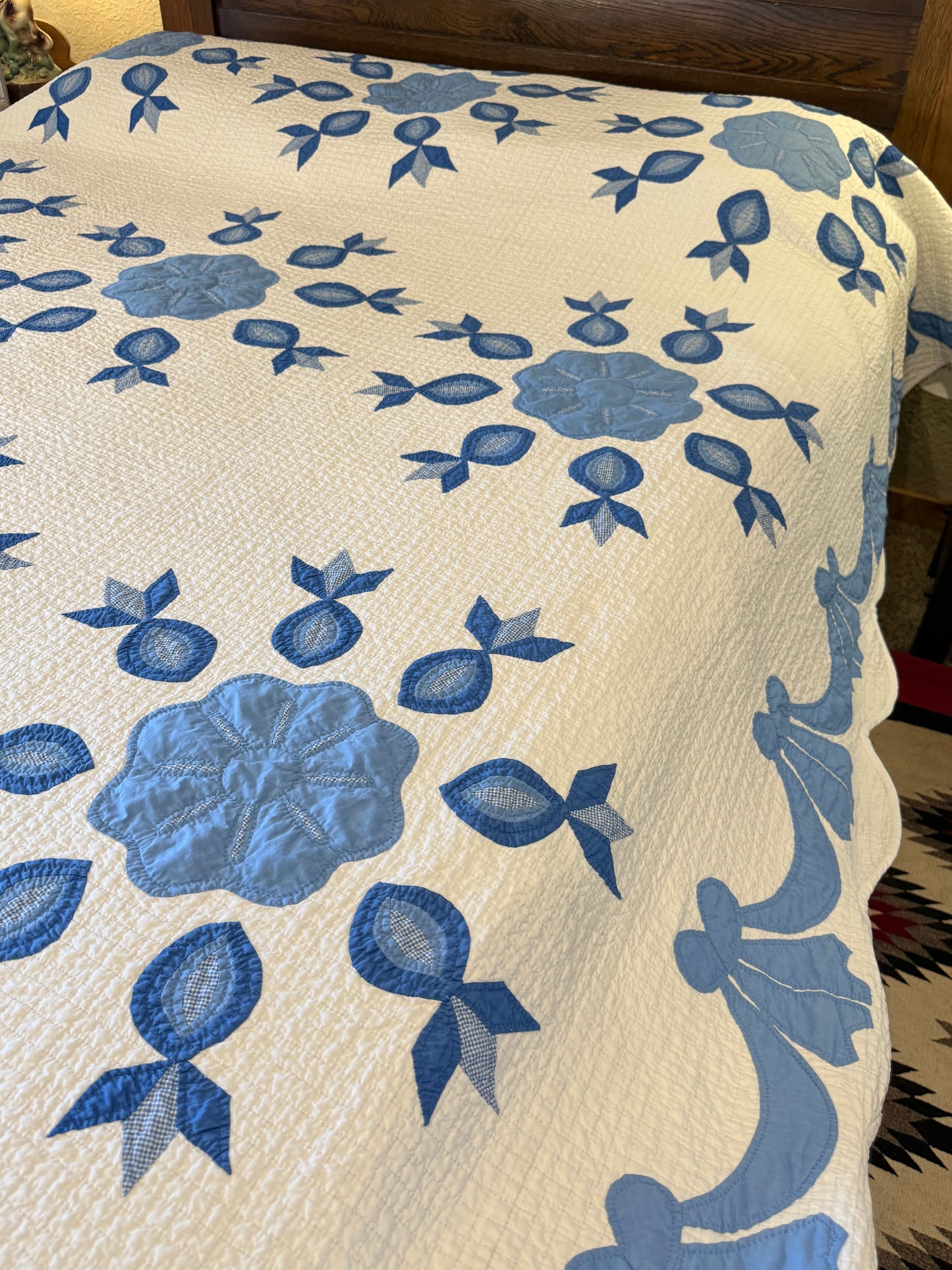 Exquisite The Ladies  Dream Appliqué Quilt Dated