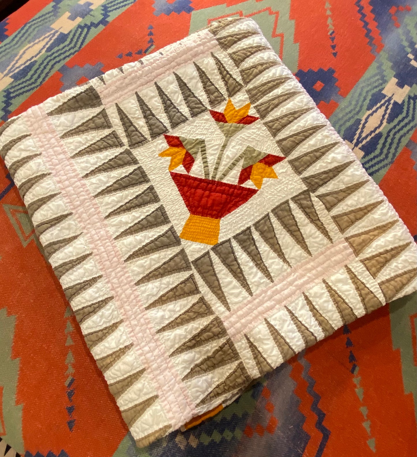 Sawtooth Rocky Mountain North Carolina Lily Quilt