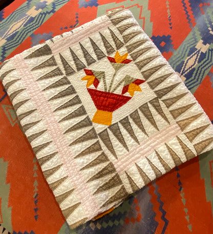 Sawtooth Rocky Mountain North Carolina Lily Quilt