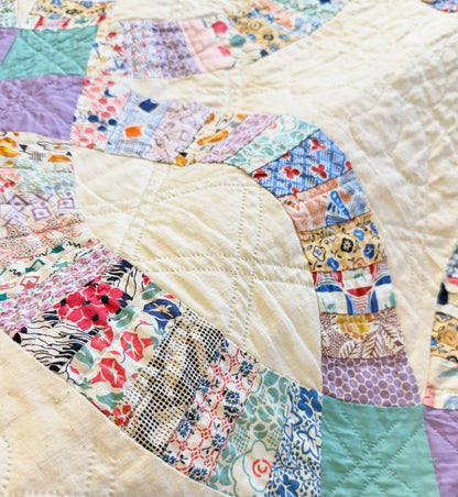 Double Wedding Ring Quilt  1930’s