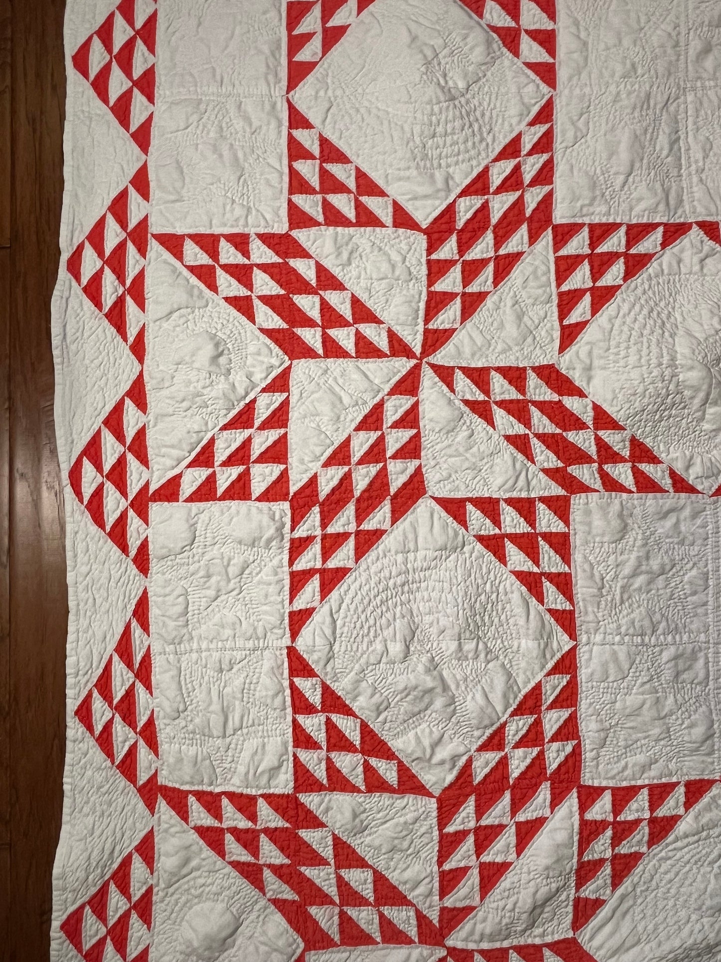 Star of Triangles Quilt with Border