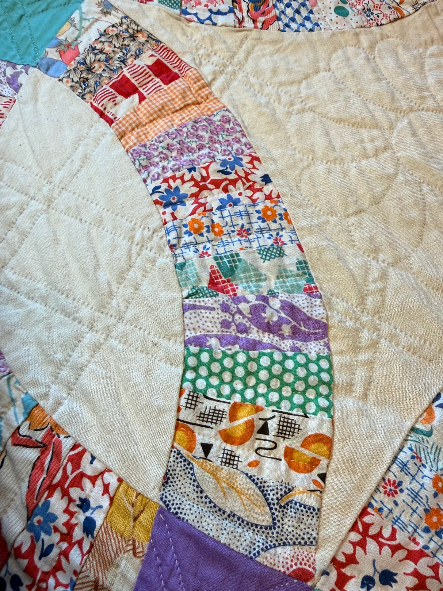 Double Wedding Ring Quilt  1930’s