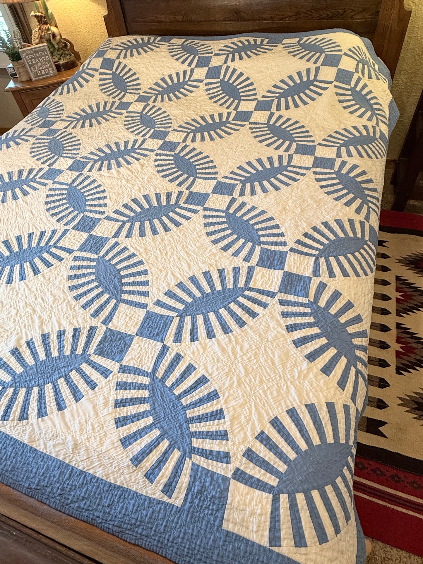 Stunning Wedding Ring Quilt