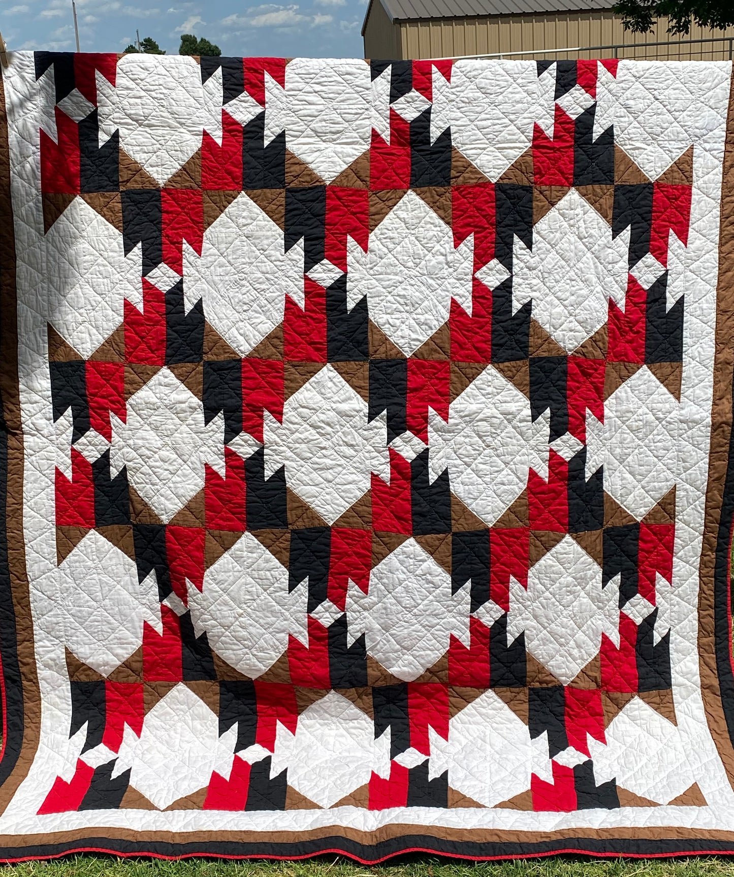 Native American Blanket Design Patchwork Quilt