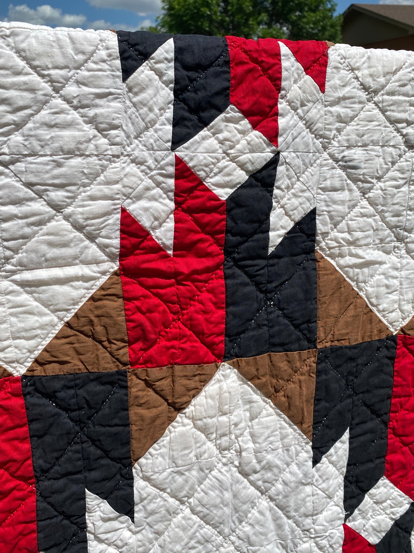 Native American Blanket Design Patchwork Quilt