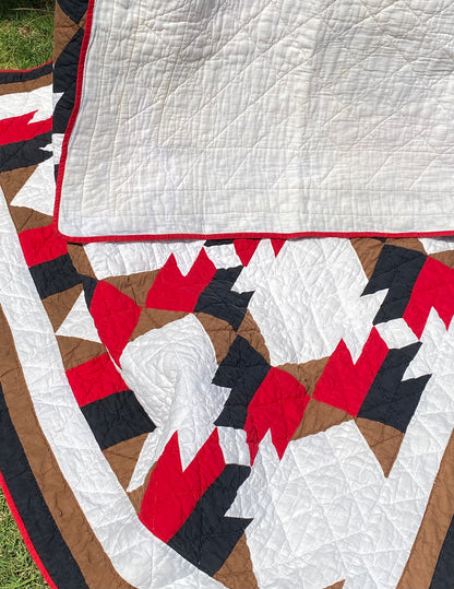 Native American Blanket Design Patchwork Quilt