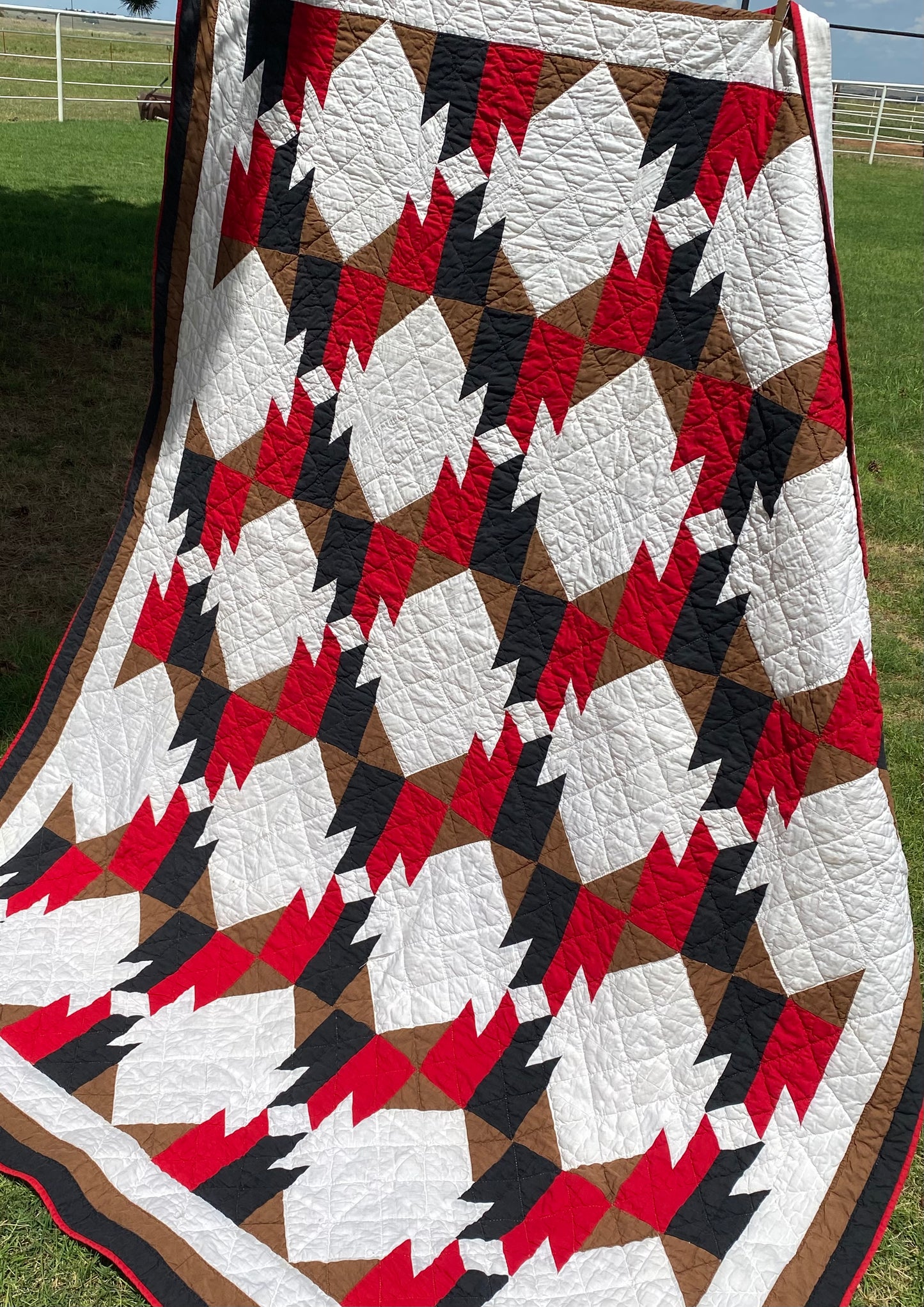 Native American Blanket Design Patchwork Quilt