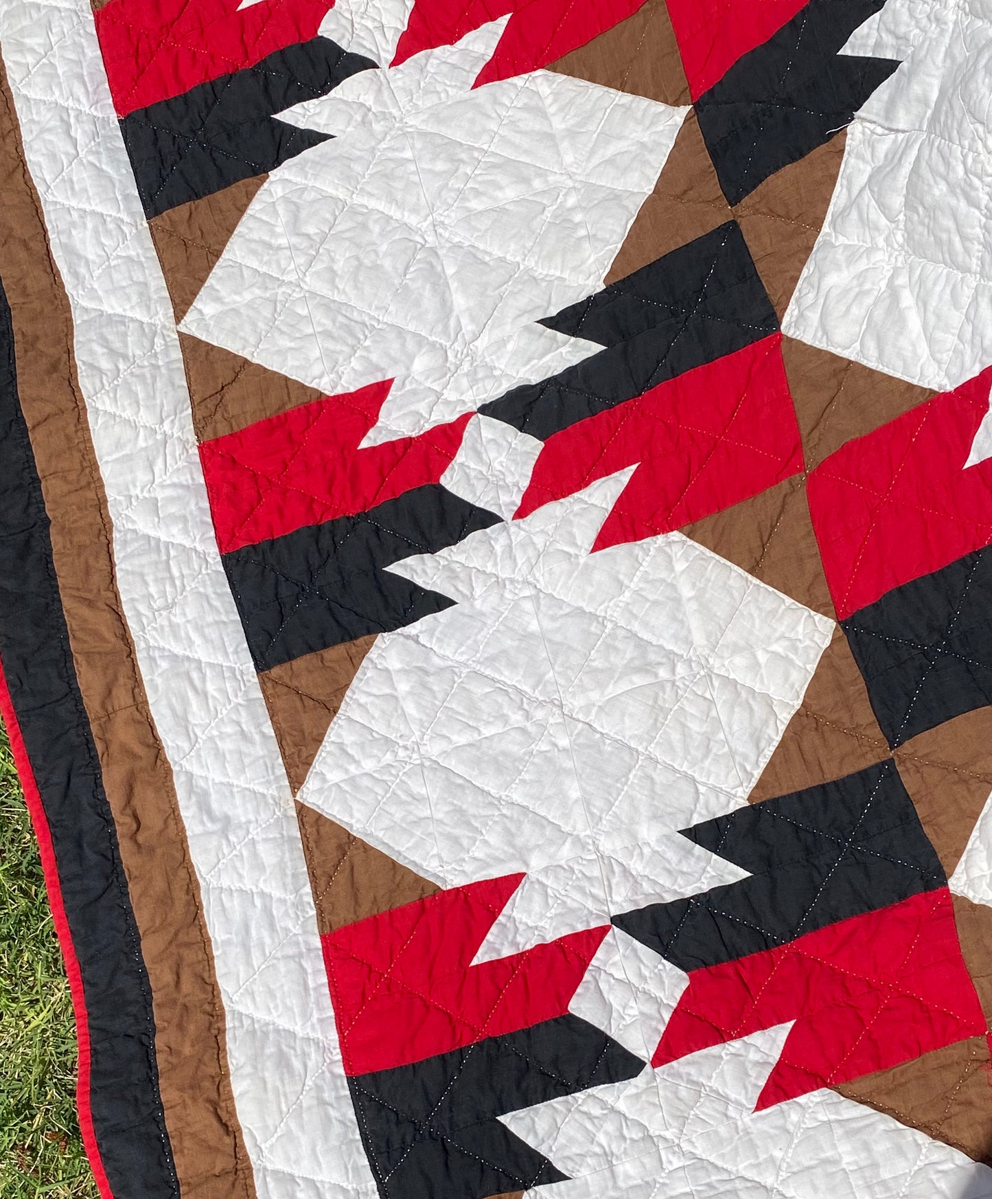 Native American Blanket Design Patchwork Quilt