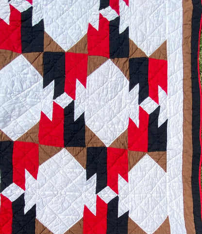 Native American Blanket Design Patchwork Quilt