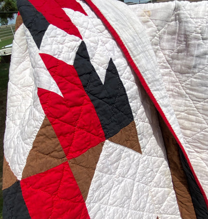 Native American Blanket Design Patchwork Quilt