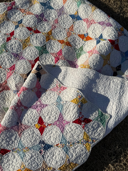 Kite / Periwinkle Small Scale Quilt