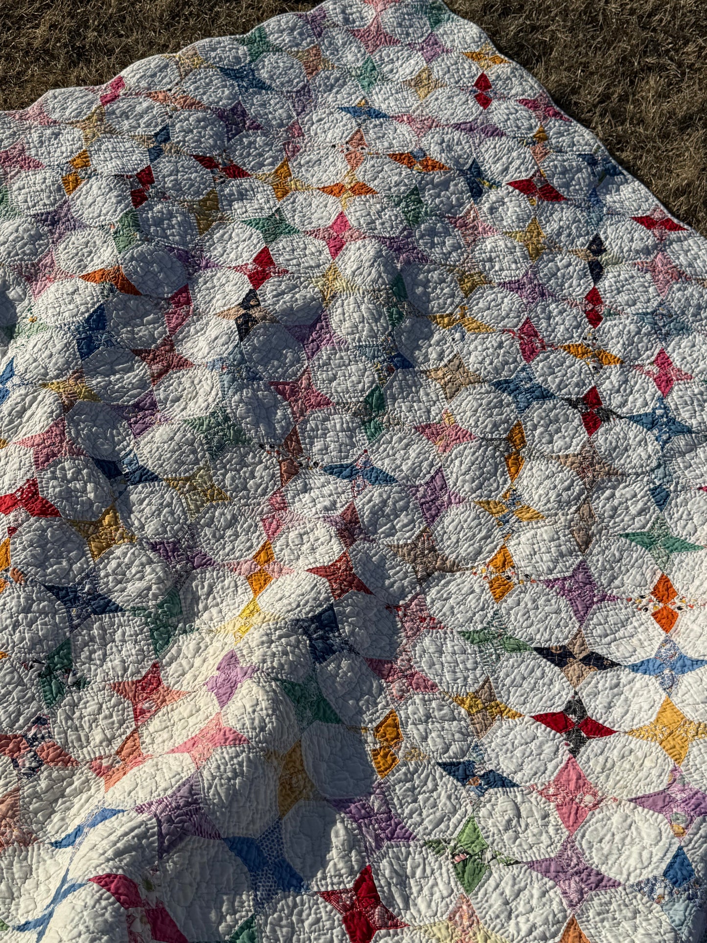 Kite / Periwinkle Small Scale Quilt