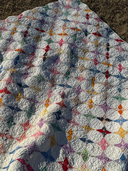 Kite / Periwinkle Small Scale Quilt