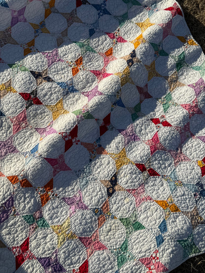 Kite / Periwinkle Small Scale Quilt