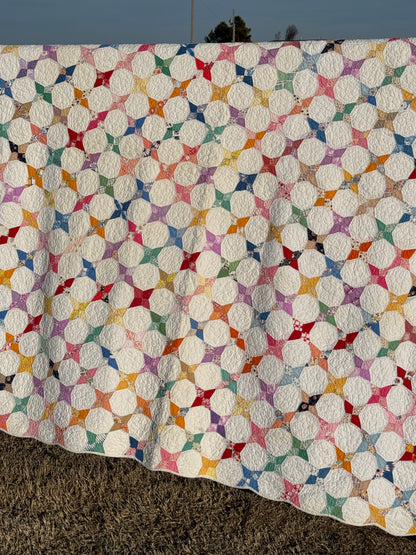 Kite / Periwinkle Small Scale Quilt