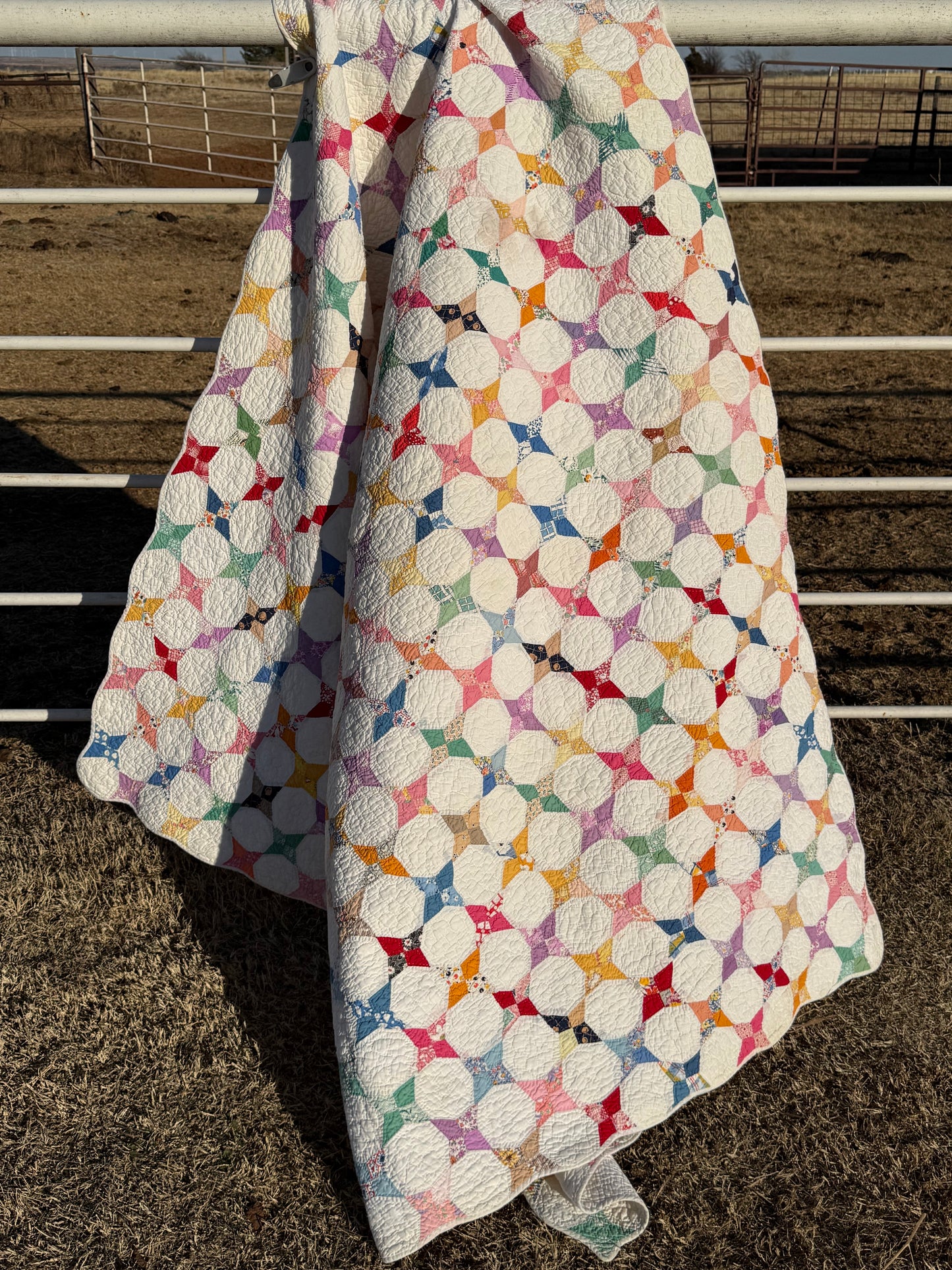 Kite / Periwinkle Small Scale Quilt