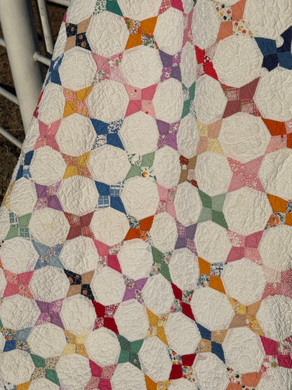 Kite / Periwinkle Small Scale Quilt