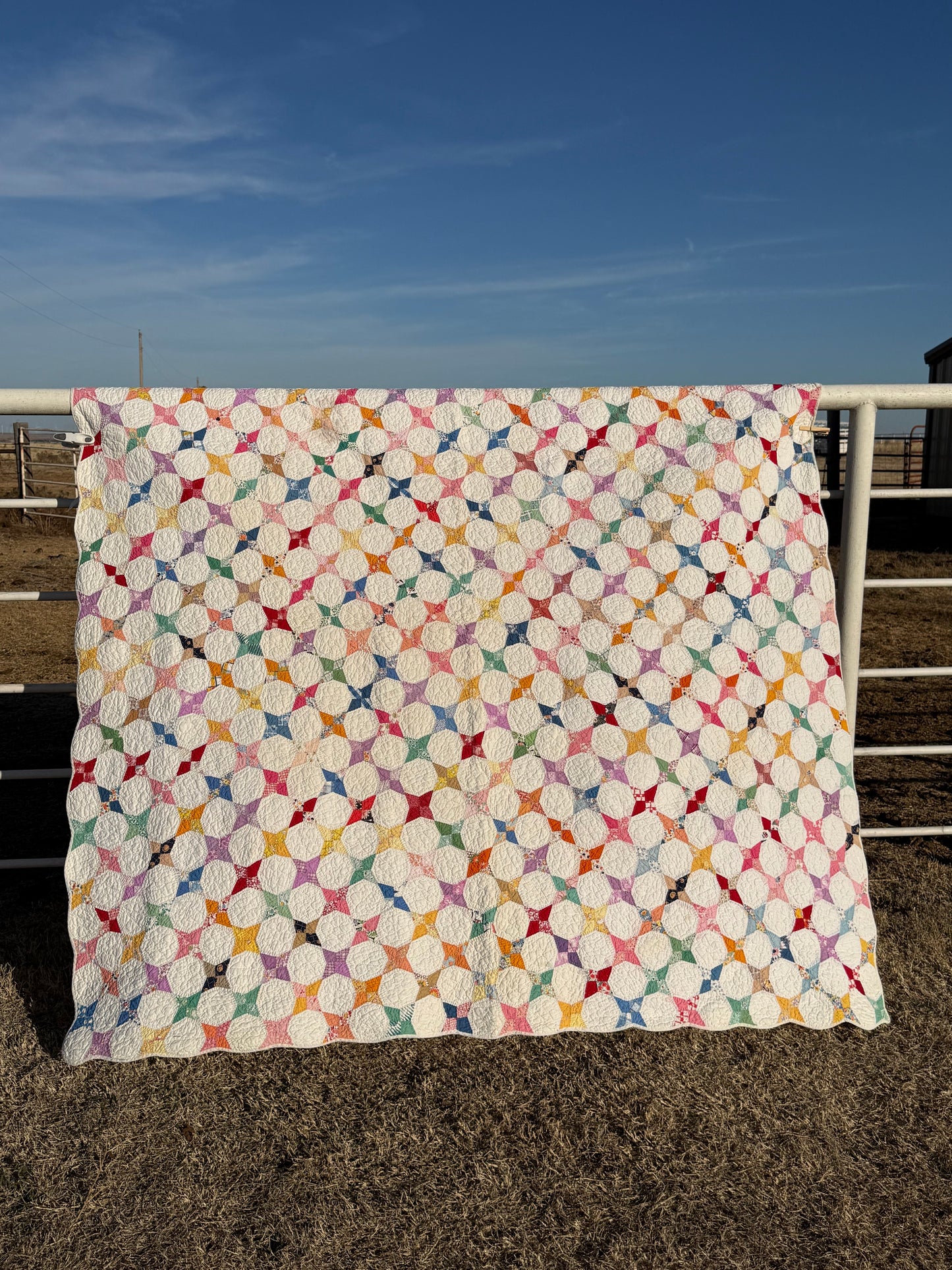 Kite / Periwinkle Small Scale Quilt