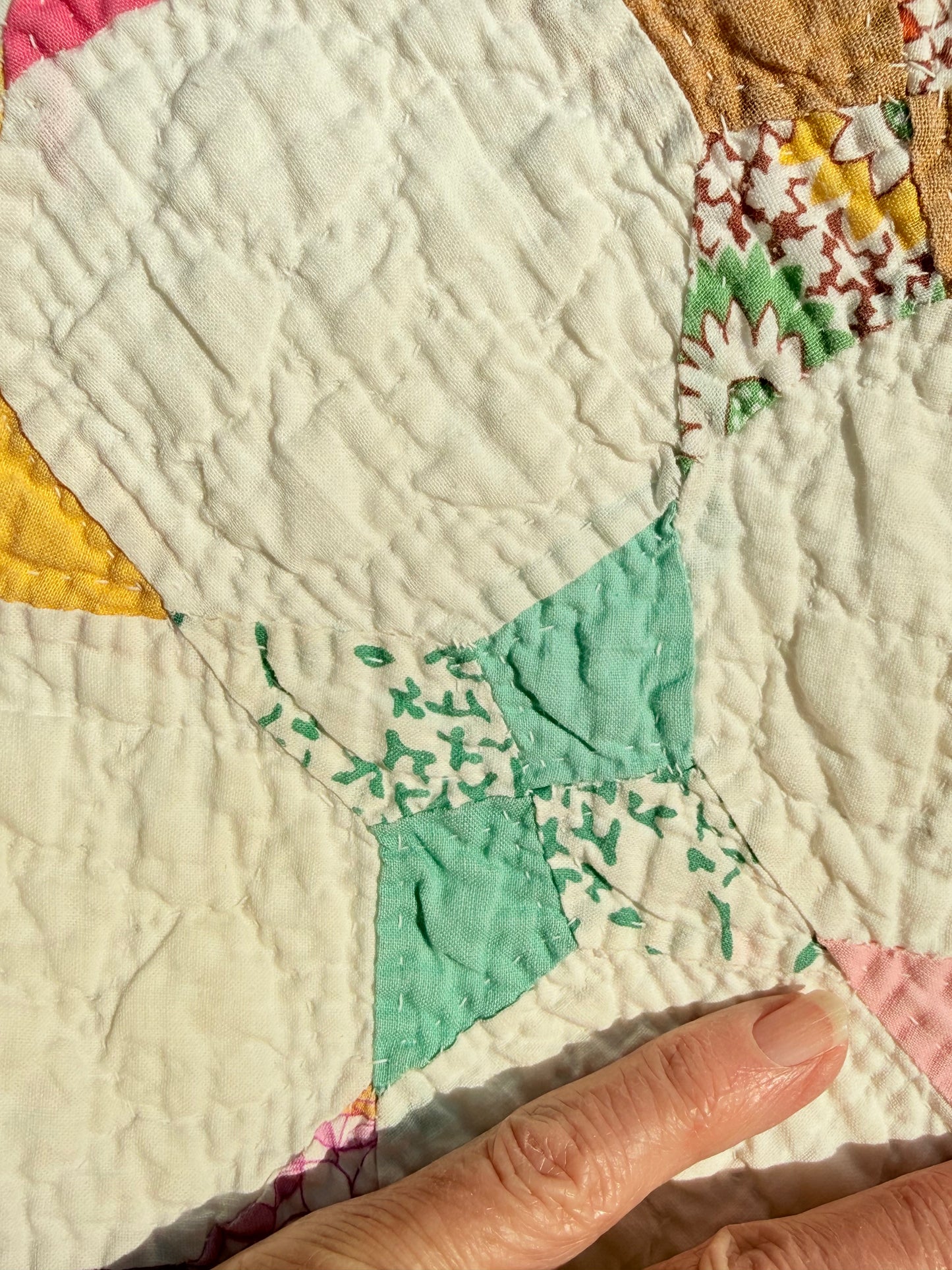Kite / Periwinkle Small Scale Quilt