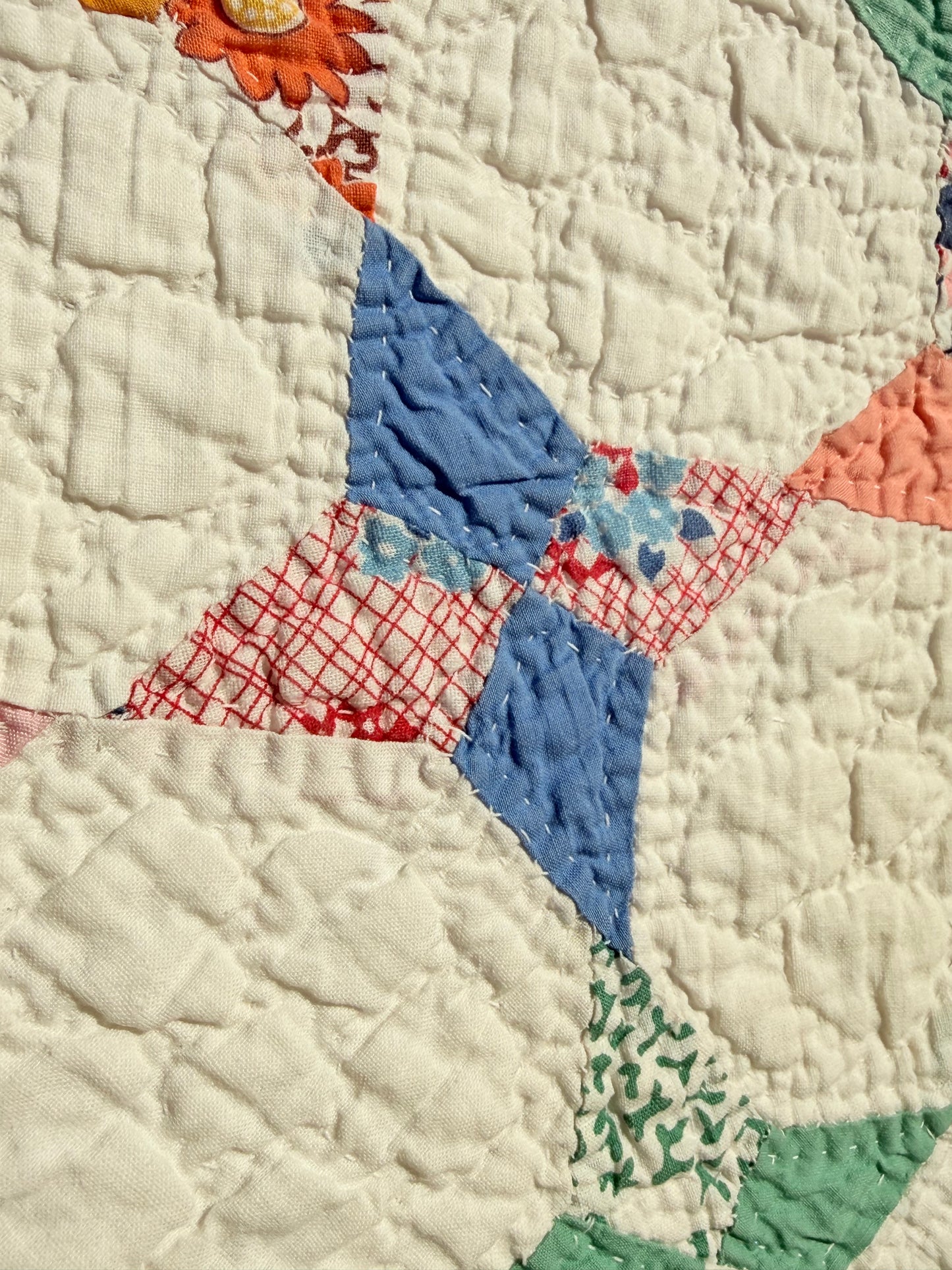 Kite / Periwinkle Small Scale Quilt