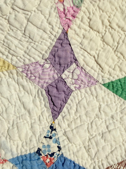 Kite / Periwinkle Small Scale Quilt