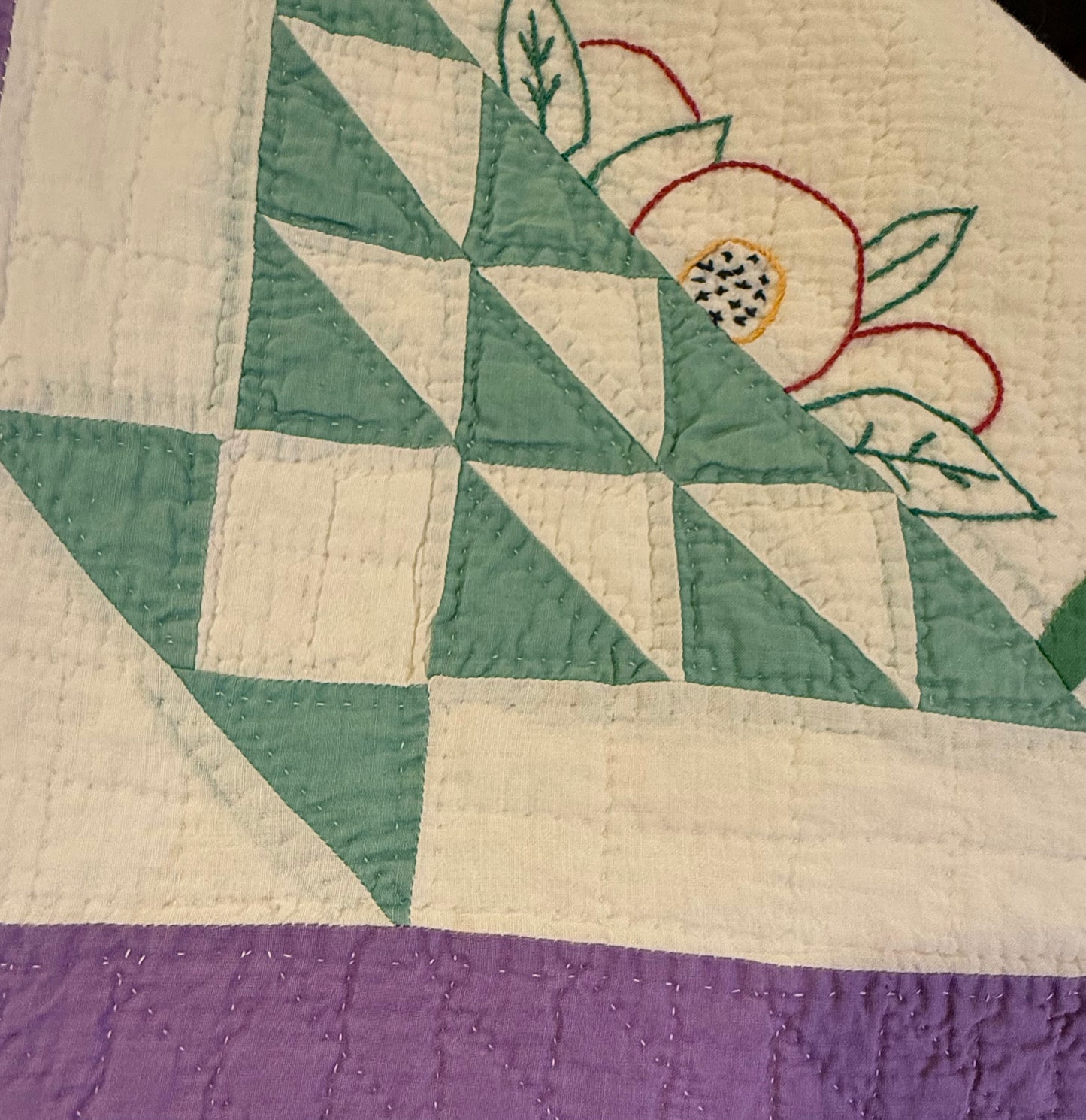 Basket Of Flowers Sampler Quilt