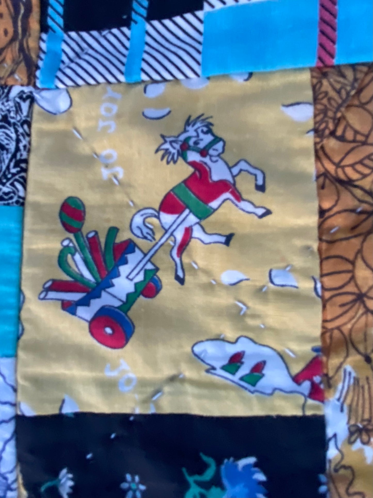 Scrappy Abstract Quilt