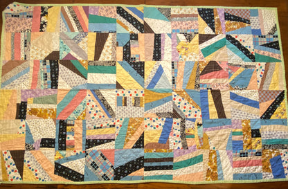 Scrappy Abstract Quilt